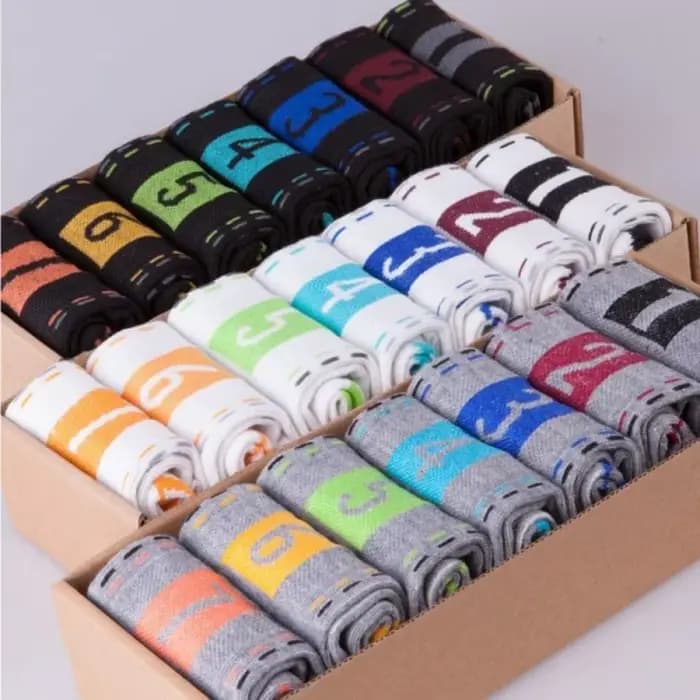 Chaussettes de sport respirantes en coton pour hommes
