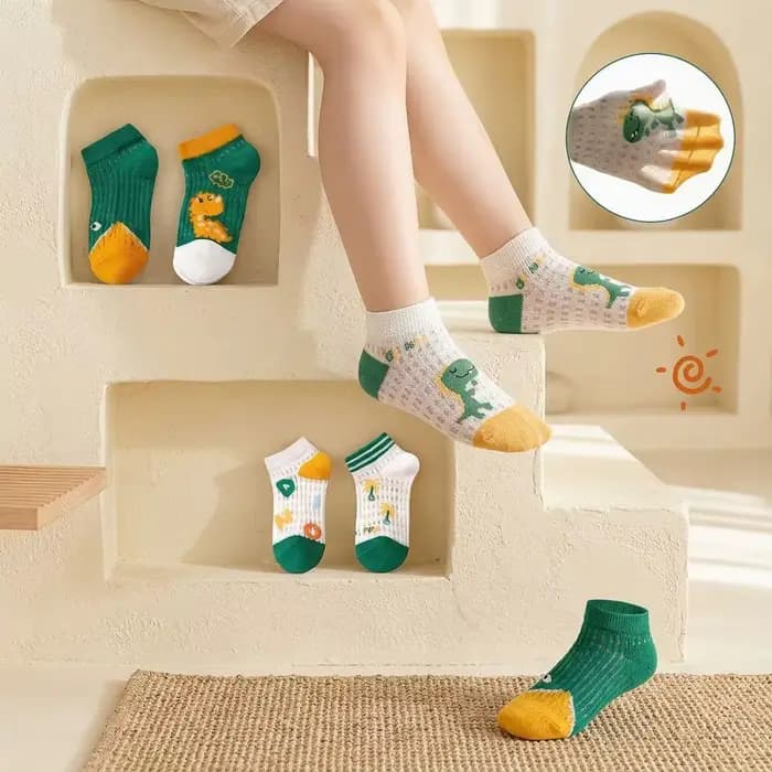 5 paires de chaussettes de sport pour enfants garçons