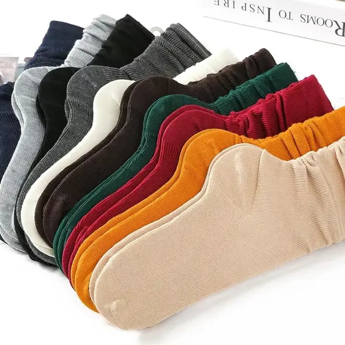 Chaussettes pour femmes jaune uni pour femmes