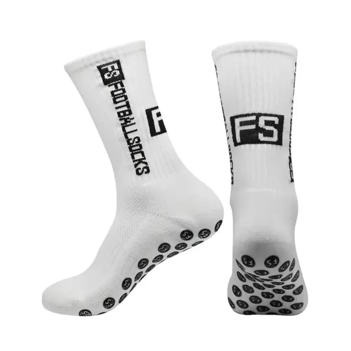 Nouvelles chaussettes de Football mi-baril anti-dérapant fond en Silicone épaissi serviette amorti