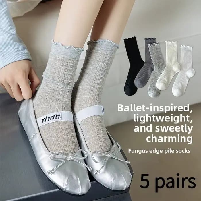 Chaussettes mi-mollet pour femmes