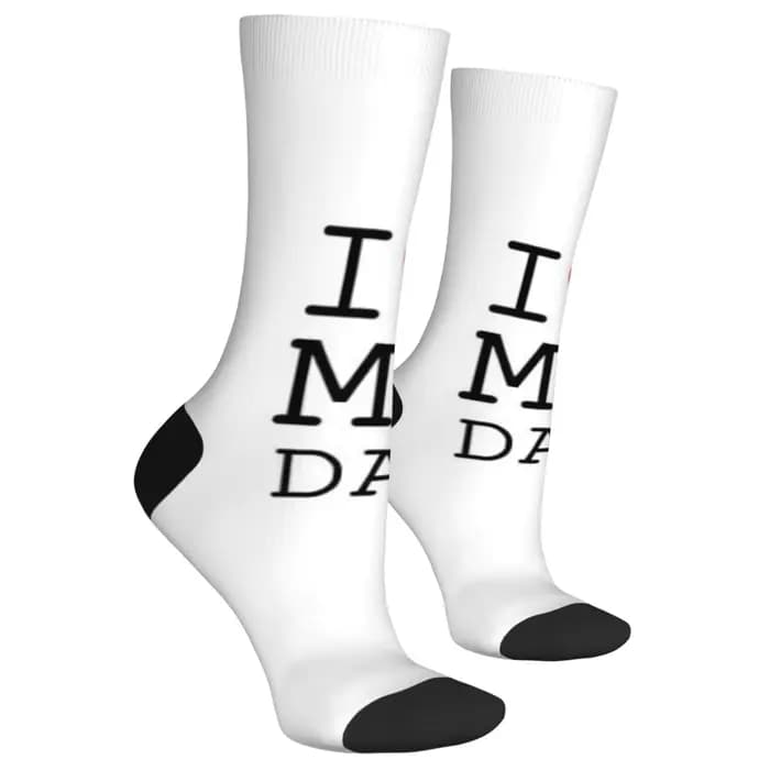 1 paire de chaussettes élégantes à la mode pour cadeau de fête des pères