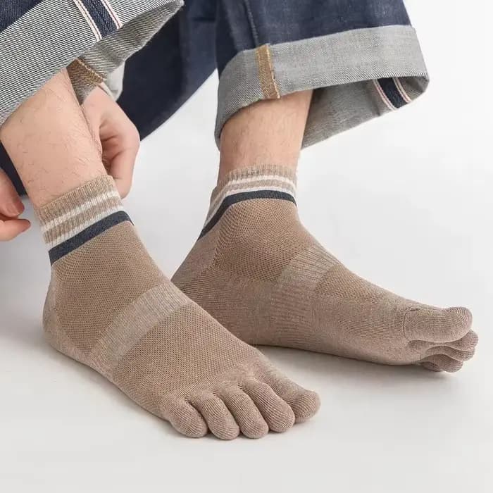 5 paires de chaussettes à orteils pour hommes