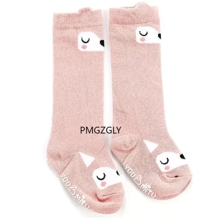 Chaussettes unisexes en coton doux pour enfants