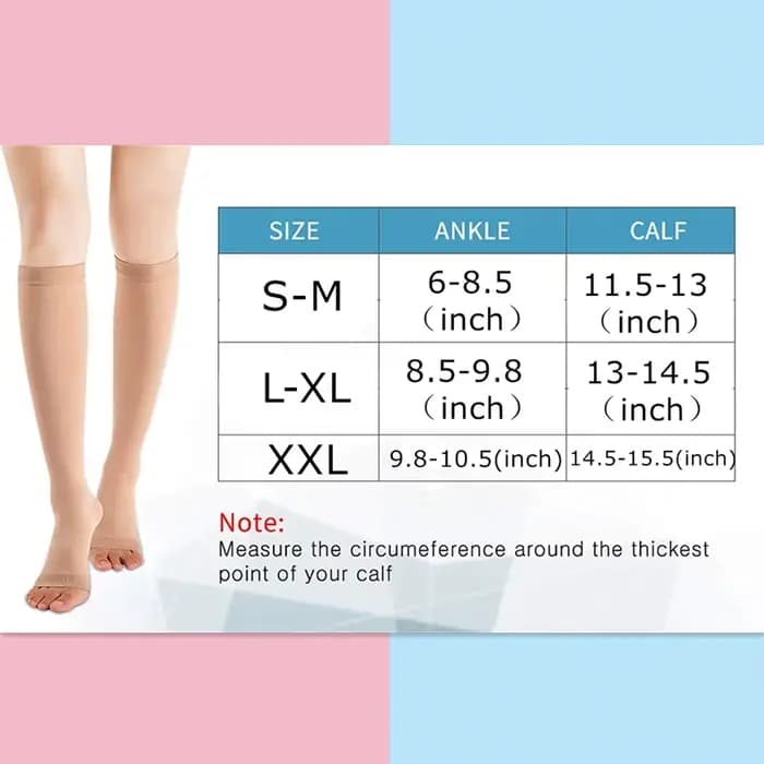 Chaussettes de compression pour la prévention médicale