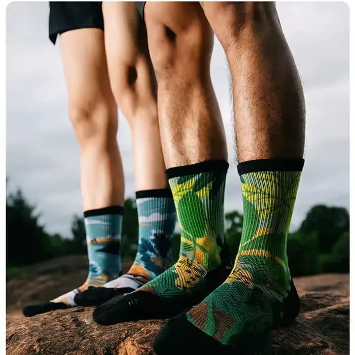 AONIJIE laine sport chaussettes de course hommes tenue de femme résistant professionnel randonnée Marathon cyclisme Cross-country chaussettes de course