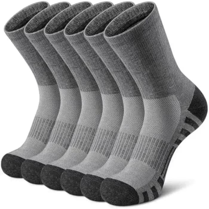 4 paires de chaussettes de sport respirantes et amortissantes, chaussettes de course haute performance et durables pour hommes et femmes