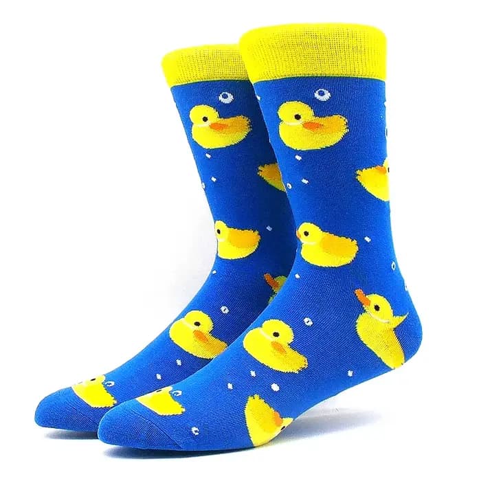 Chaussettes d'hiver colorées pour hommes et femmes, en coton peigné, chaudes, bas joyeux, robe d'affaires