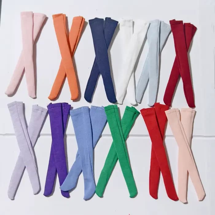1 paire de chaussettes Blyth couleur bonbon, bas pour Azone,Momoko, Blyth 1/6, accessoires de vêtements de poupée