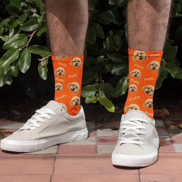 Chaussettes personnalisées à la mode avec impression 3D