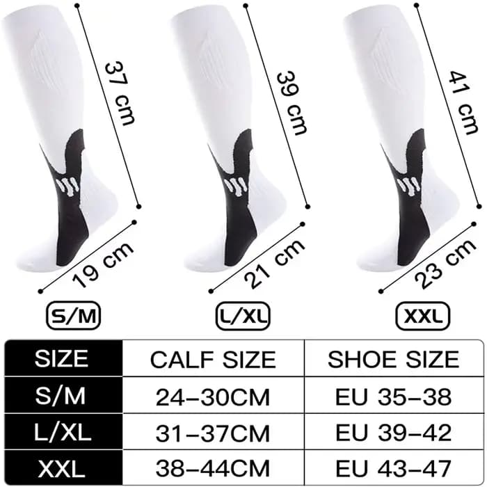 Chaussettes de Compression pour hommes et femmes