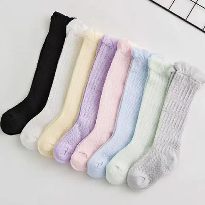 Chaussettes respirantes en maille de coton pour bébé