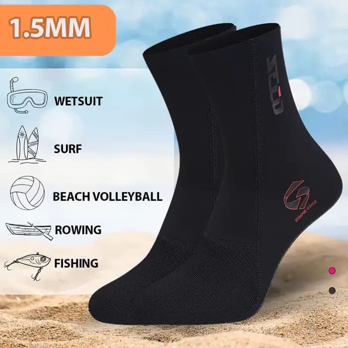 Chaussettes de plongée en néoprène pour hommes et femmes