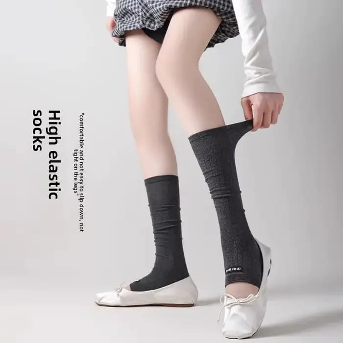 Chaussettes mi-longues Style Mary Jane pour femmes