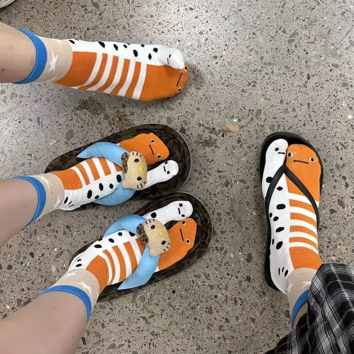 Chaussettes pour femmes de la série Funny Fish