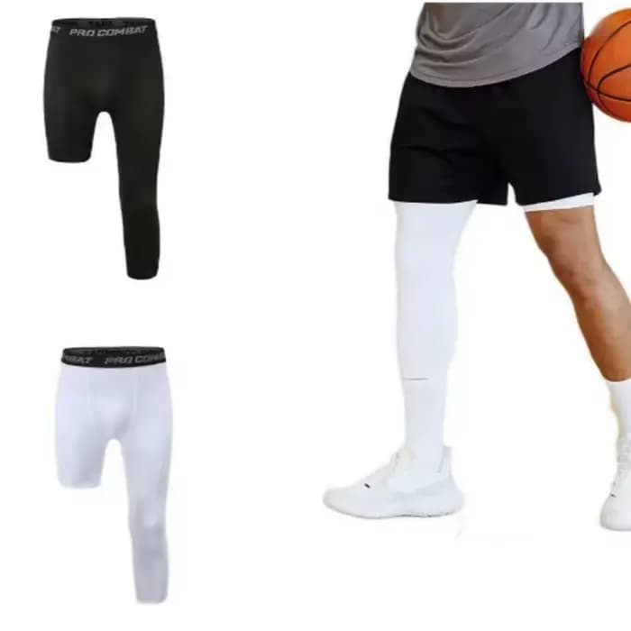 Collants de Compression à une jambe pour hommes