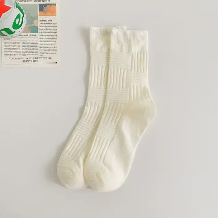 1 Paire de Chaussettes Vertes pour Hommes et Femmes