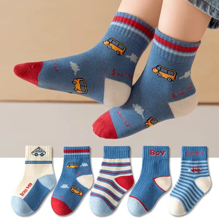 Chaussettes de dessin animé animal pour enfants