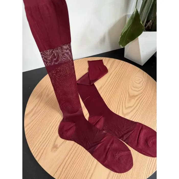 Chaussettes longues aux genoux pour hommes