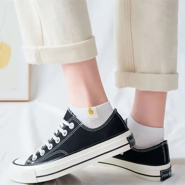 Chaussettes blanches décontractées pour femmes