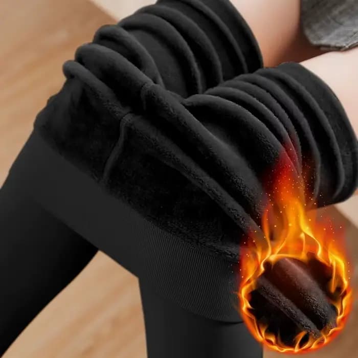 Winter Panty Polar Skin Black Effect Warm Stockings Women's Thermal Sock Fleece Lined Tights Women