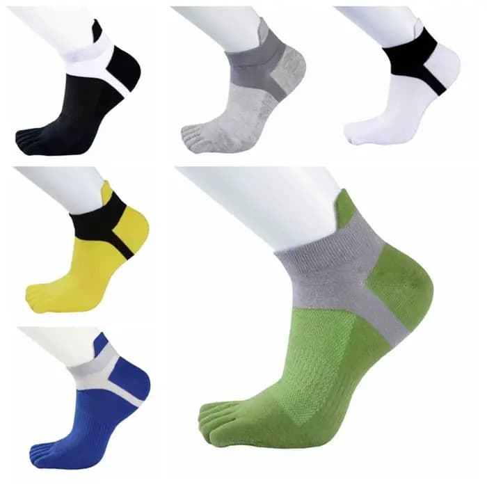 Five Parker-Chaussettes de sport invisibles en coton pour hommes