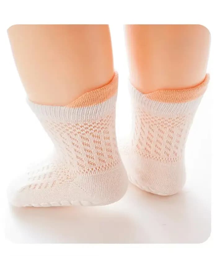 Lot de 3 paires de chaussettes en coton pour bébé fille