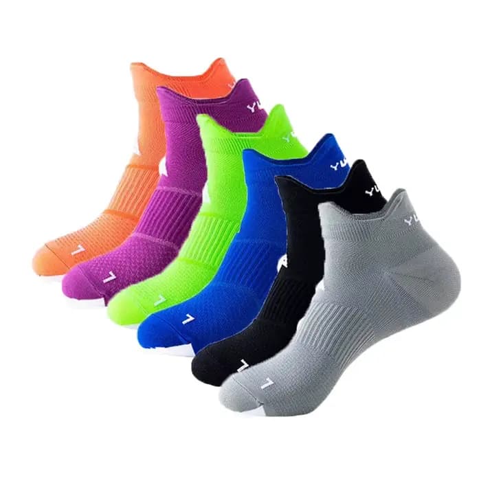 Chaussettes courtes antidérapantes professionnelles pour couples, pour femmes et hommes, séchage rapide, respirantes, pour marathon, cyclisme, sports, toutes saisons