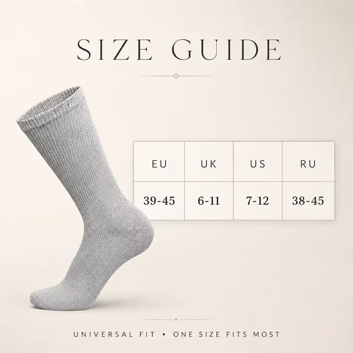 Chaussettes pour diabétiques pour hommes