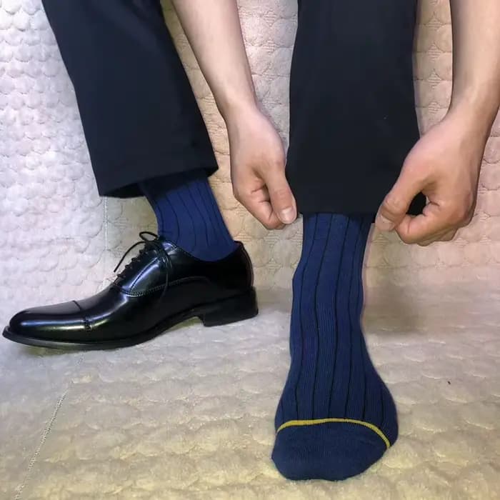 Chaussettes en coton pour hommes d'affaires
