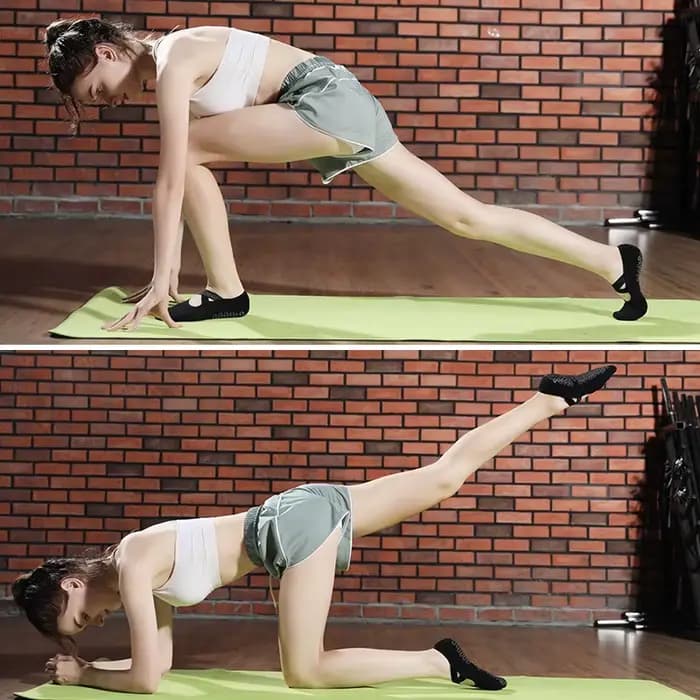  Chaussettes de Yoga en éponge épaisse et antidérapante pour femmes