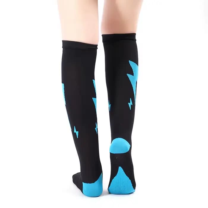 Chaussettes de sport à compression pour hommes et femmes, bas au-dessus du genou, fournitures pour la course, l'équitation, le cyclisme, le basket-ball, le vélo, le hockey, le football