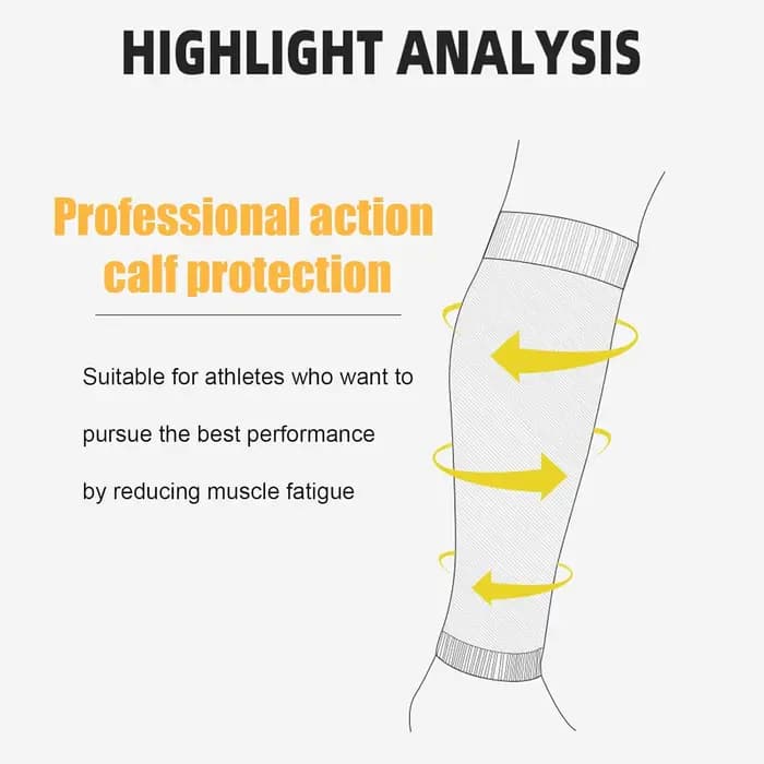 Chaussettes de Sport à Compression pour mollets
