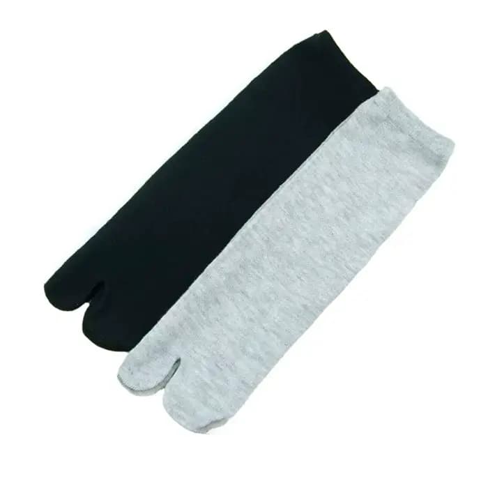 Sabots en bois tongs sandales chaussettes deux pieds doigts chaussettes japon Geta bas pour Halloween Cosplay jeu de rôle