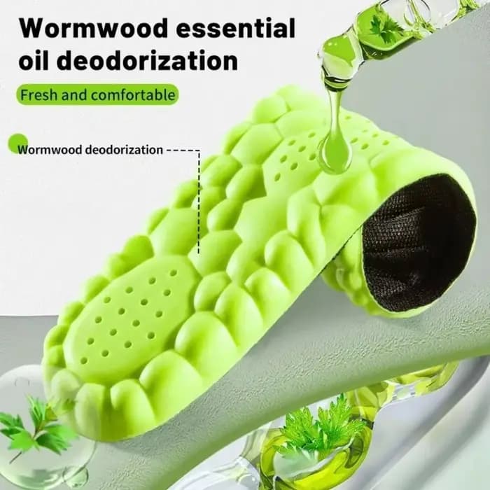 Semelles orthopédiques 4D Sport super douces pour chaussures