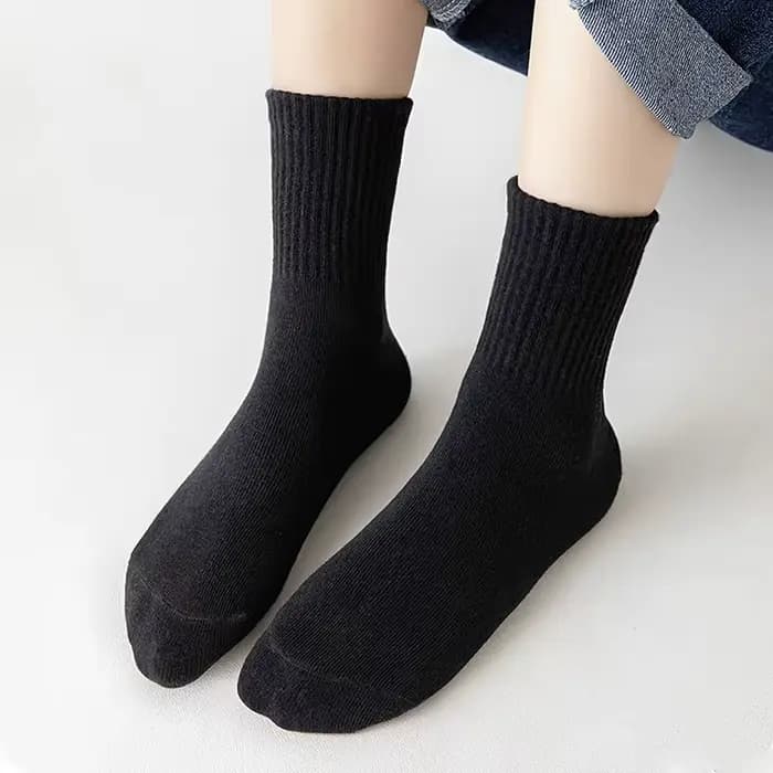 Ensemble de 5 pièces de chaussettes mi-mollet pour enfants