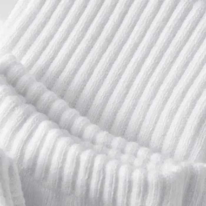 10/20/30 paires neutre couleur unie mi-mollet col rond chaussettes printemps automne absorbant la sueur respirant