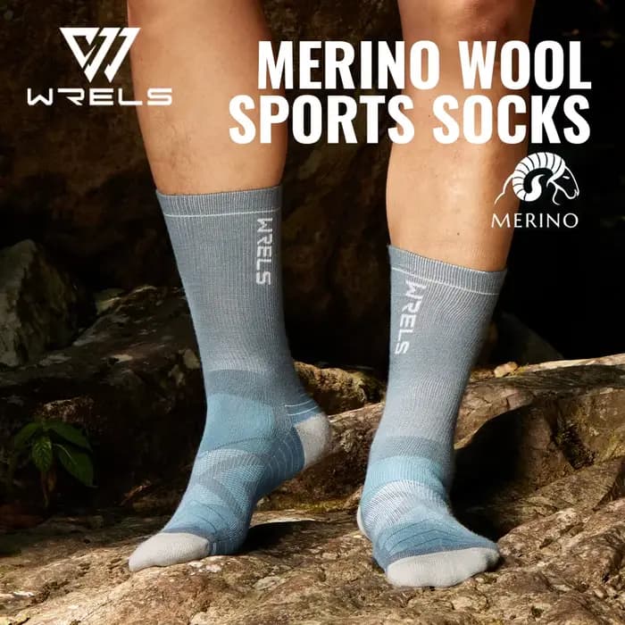 WRELS 1/2/3 chaussettes en laine mérinos thermique chaud équipage hiver botte chaussette évacuation de l'humidité
