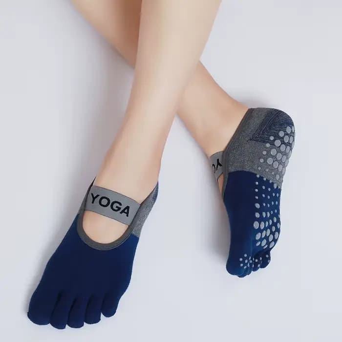 Chaussettes de sport coordonnantes en coton pour femme, respirantes, croisées dans le dos, pour yoga, gymnastique, fitness, pilates, danse, rinçage, fendues, nouvelle collection