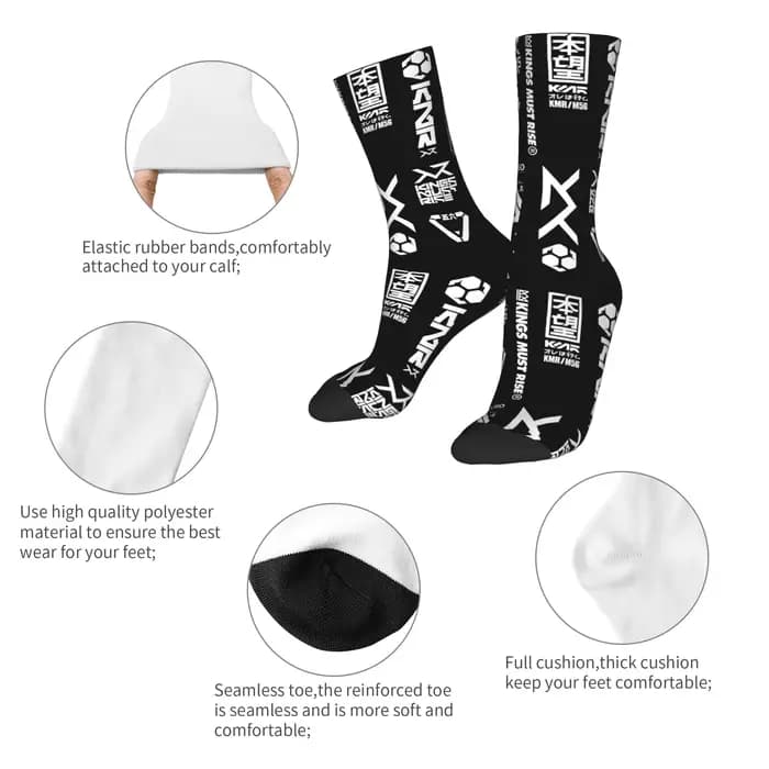 Chaussettes habillées Techwear personnalisées pour hommes et femmes, nouveauté chaude à la mode, chaussettes d'équipage de forme mécanique Cyberpunk