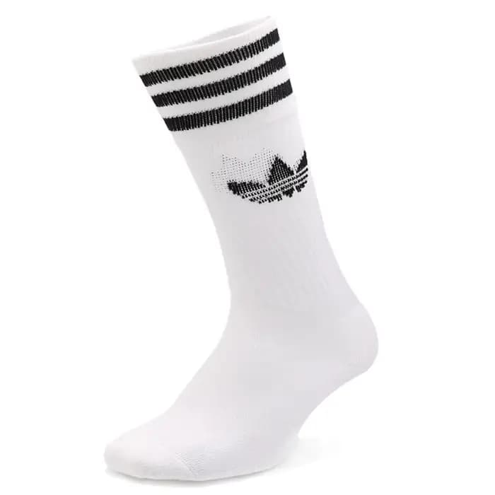 Chaussettes de basket Adidas Trefoil pour hommes et femmes : antidérapantes