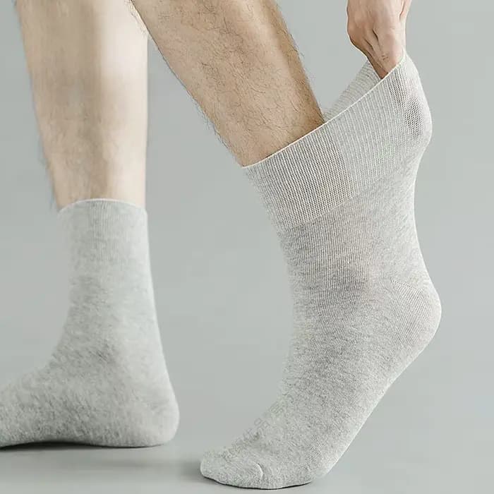 5 paires de chaussettes pour diabète sans liaison pour hommes