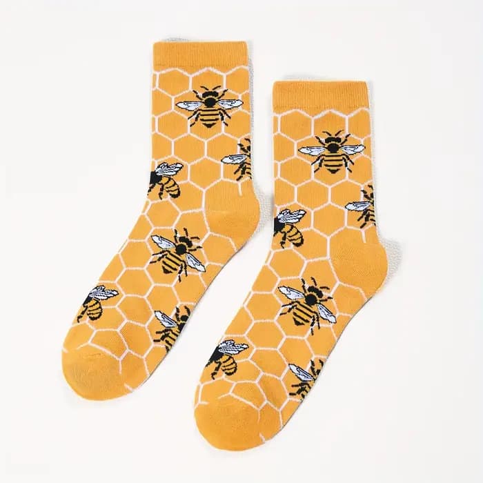 1 paire de chaussettes longues décontractées respirantes pour hommes et femmes