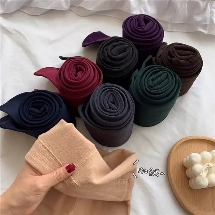 Collants opaques épais pour femmes, bas élastiques de couleurs unies, sans couture, vêtements de travail chauds, Slim, Leggings Sexy pour filles, hiver