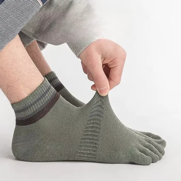 6 paires de chaussettes à cinq doigts pour hommes