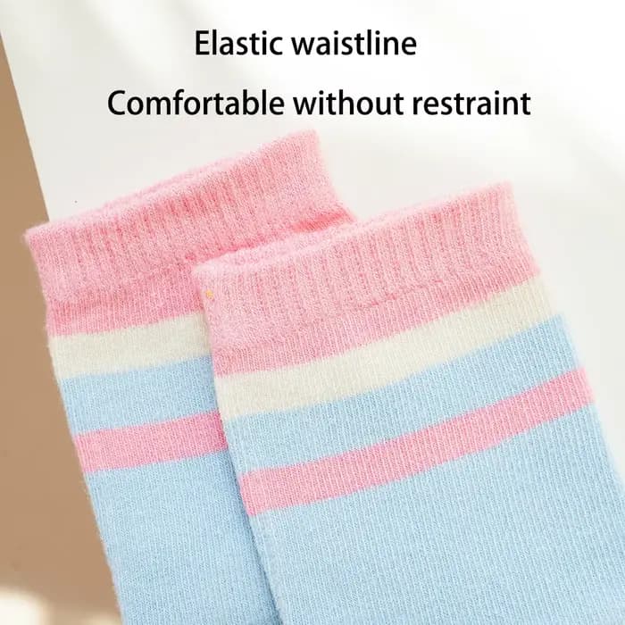 1 paire de nouvelles chaussettes à cinq orteils à la mode et polyvalentes pour enfants, déodorants respirants, confortables et mignons et respirants
