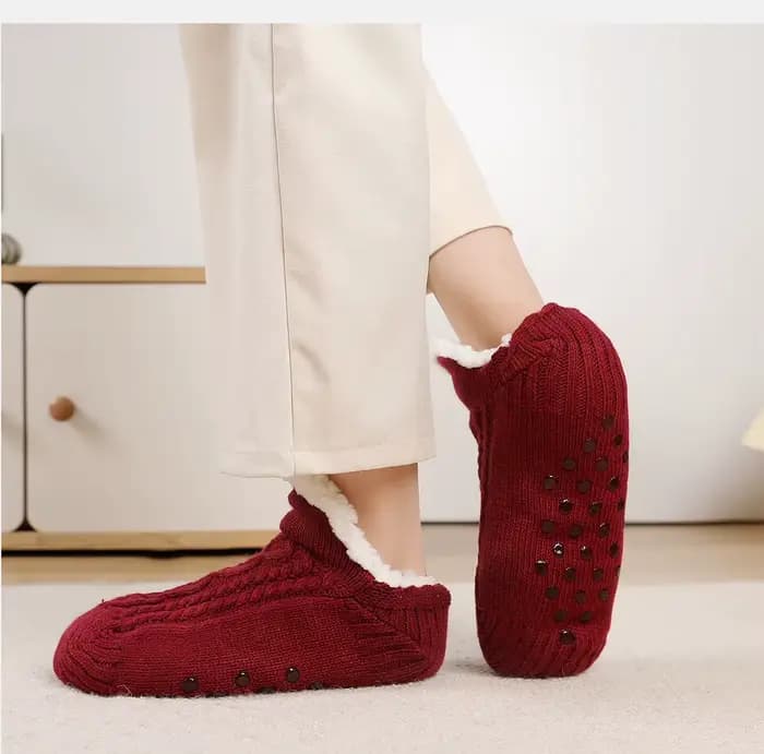 Chaussettes de sol chaudes et antidérapantes pour hommes