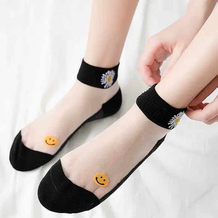 Andr& Smiley-Ensemble de chaussettes courtes pour femmes