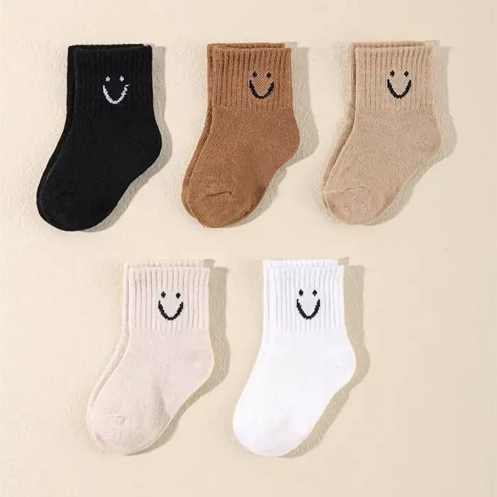 10 paires de chaussettes mi-mollet pour enfants