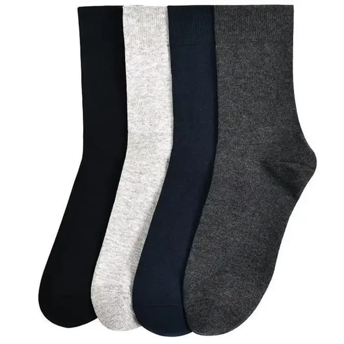 Lot de 6 paires de chaussettes en coton pour hommes